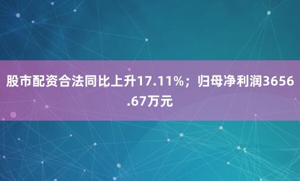 股市配资合法同比上升17.11%；归母净利润3656.67万元